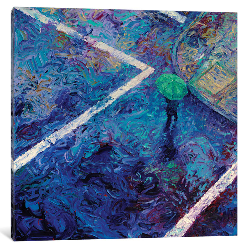 "iris scott-studio view" , reproduction d’art sur toile tendue, H 12 po x l 12 po x P 1,5 po, Pas de tapis, Toile tendue