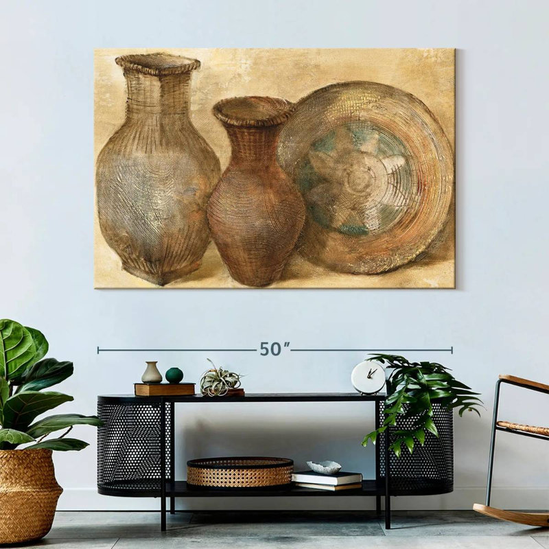 Lelar Woven Vessels II, 34" H x 51" W