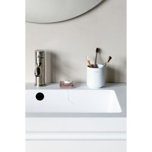 MindSet Shower Shelf with Squeegee White