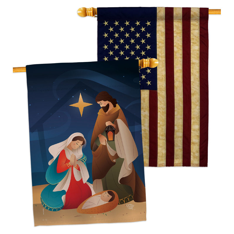 Drapeau de maison 40 po x 28 po
