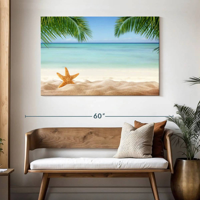 Étoile de mer tropicale Alvord, H 32 po x l 48 po