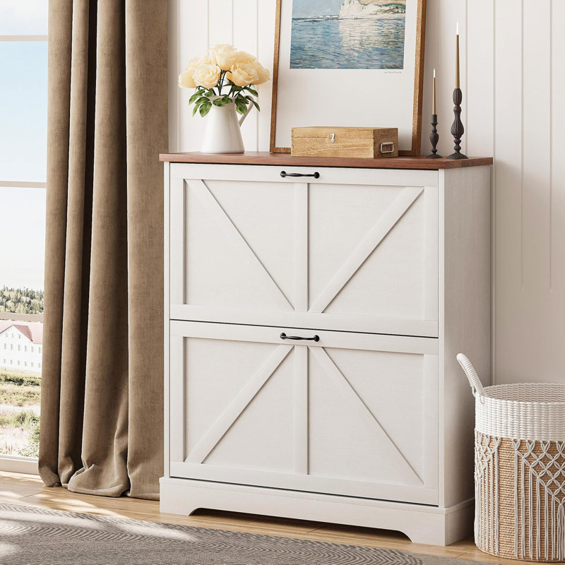 Flip Drawer Shoe Storage Cabinet