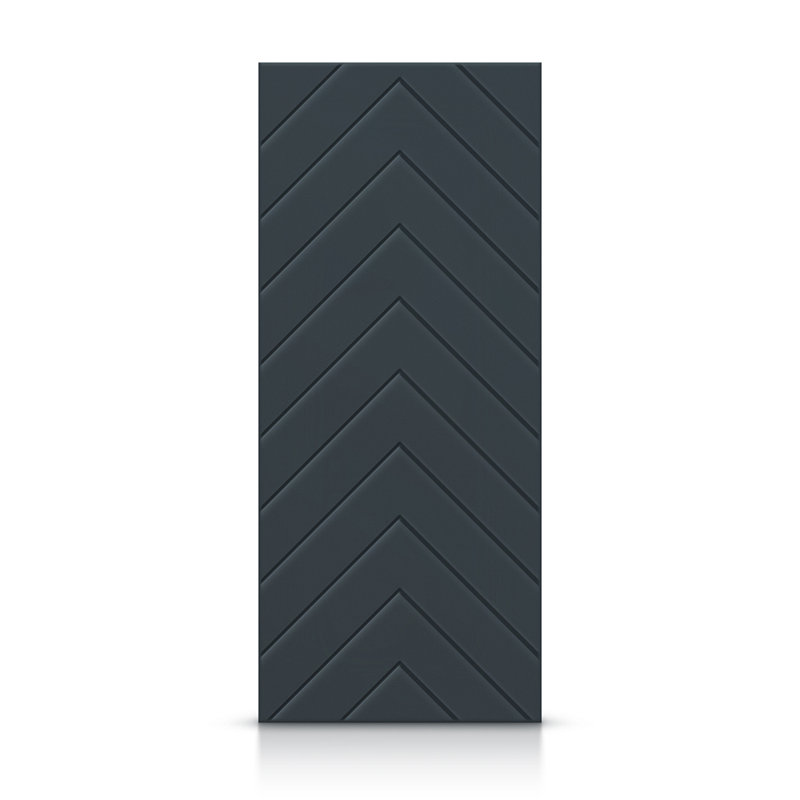 Porte standard lambrissée en bois manufacturé, Gris anthracite, 30 po x 84 po