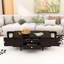 Table basse multifonctionnelle avec grand rangement, compartiments cachés-557142881