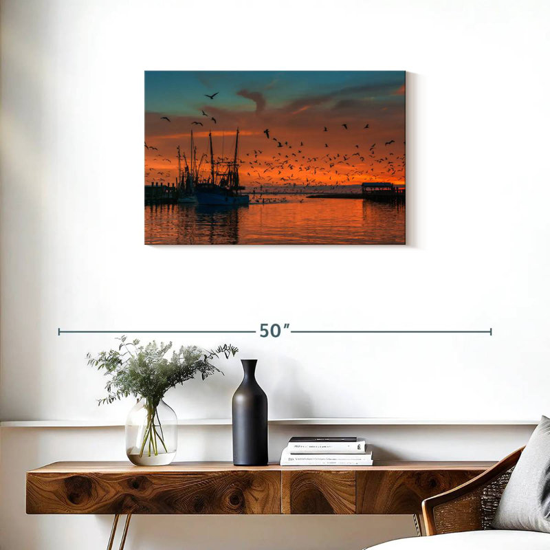 Bateau Mehar Shem Creek, H 20 po x l 30 po