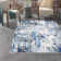 Chisinau Abstract Blue/Grey/Ivory Area Rug