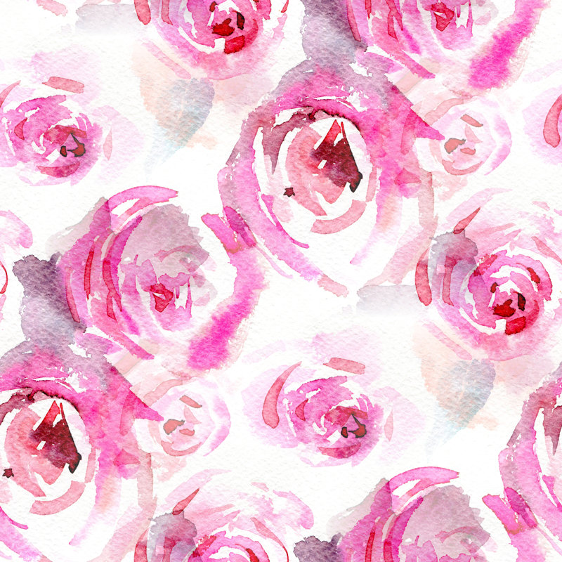Roses - Wrapped Canvas Painting, 30cm H x 30cm W