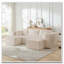 Canapé modulaire compact compact sans assemblage, conception peu encombrante