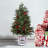 3' LED Potted Berry And Mix  Greens Tree