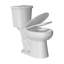 Toilette haute compacte 17 po ADA 17 po pour personnes âgées, 1,1 / 1,6 GPF Tornado Dual Flush, CARTE 1000 g, blanc-113948125