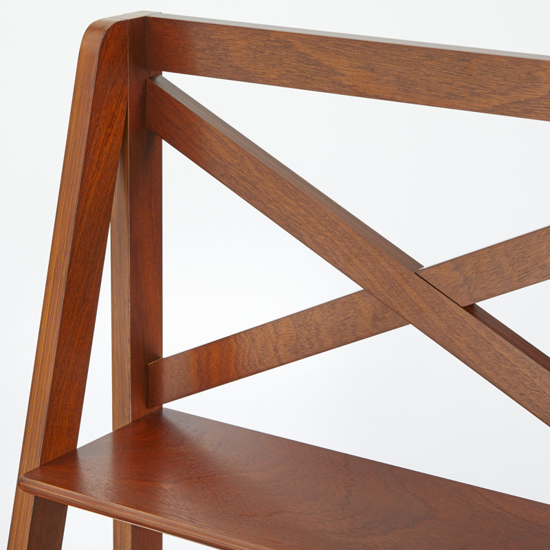 Derrik Ladder Bookcase, Walnut