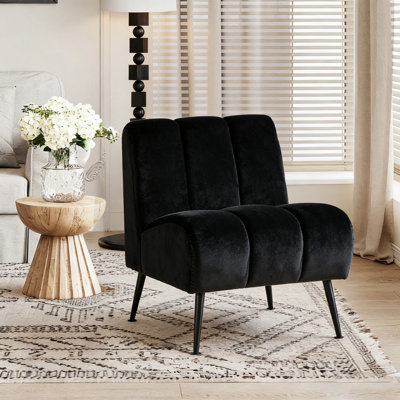 Fauteuil rembourré moderne de 24,4 po de largeur