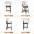 360° Swivel Upholstered Counter & Bar Stool with Solid Wood Frame, Backrest & Footrest-1970737430-1969647101-1969647090