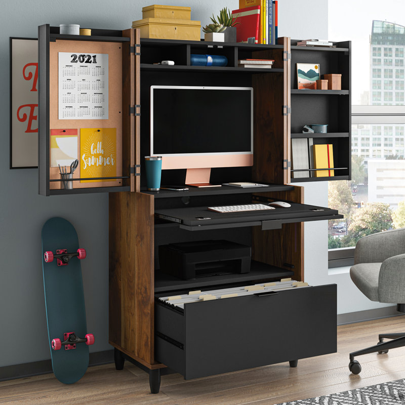 Amier Armoire Desk