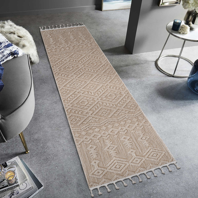 Tapis naturel 2x8 - Style pour chambre à coucher. Teinté, ne perd pas ses poils. & Pet-. Épaisseur moyenne, intérieur d'options.