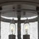 Tide 2 Light Glass Flush Mount
