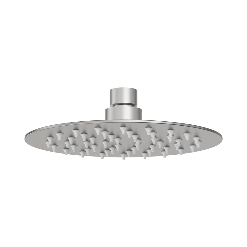 6-Inch Round Single-Function Shower Head, Brushed Nickel