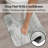 Decorative Contour Bath Mat 20x18 – Ultra Absorbent Quick Dry Rug with Anti-Slip Rubber Backing-114646141