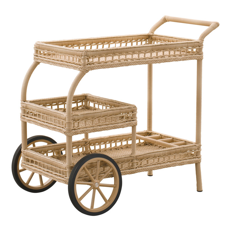 Chariot d'extérieur James - Antique, Naturel