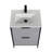 Chriselda 24" Freestanding Bathroom Vanity with Sink – Modern European Wood Cabinet with Ceramic Basin, Soft-Close Storage & Quick Assembly-1359701839-1359701841