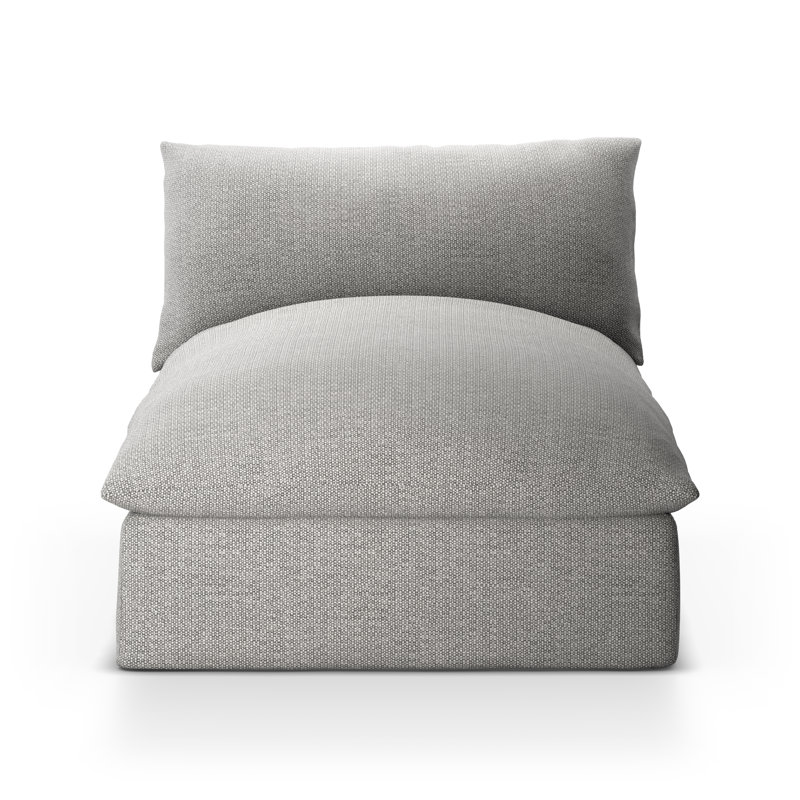 Grant Outdoor Chaise Lounge, Ash