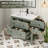Daum Sharee 30" Freestanding Single Bathroom Vanity Set with Sink Top, Faucet, Painted Surface, 2 Deep Drawers-902127509
