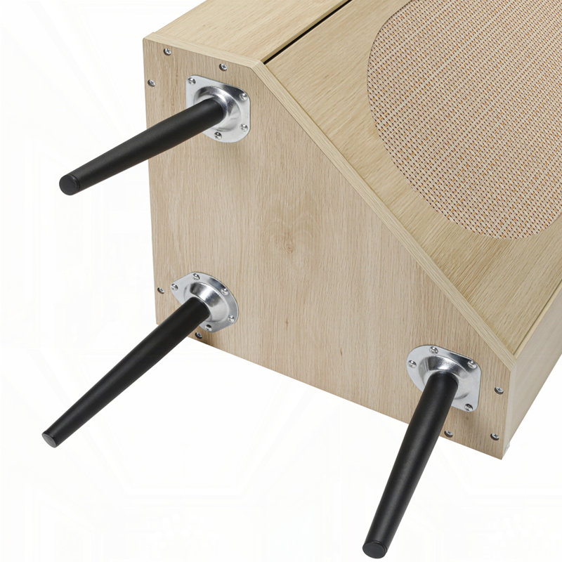 Corner cabinet Freestanding, Natural