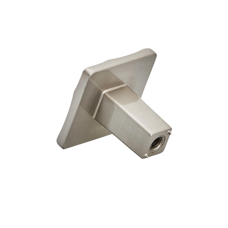 Poignée carrée 1 3/16 po Kamari, Nickel satiné