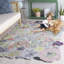 Tapis floral en laine et coton touffeté à la main Jardin-97707580