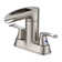 Centerset 2-Handle Waterfall Bathroom Faucet with Drain Assembly