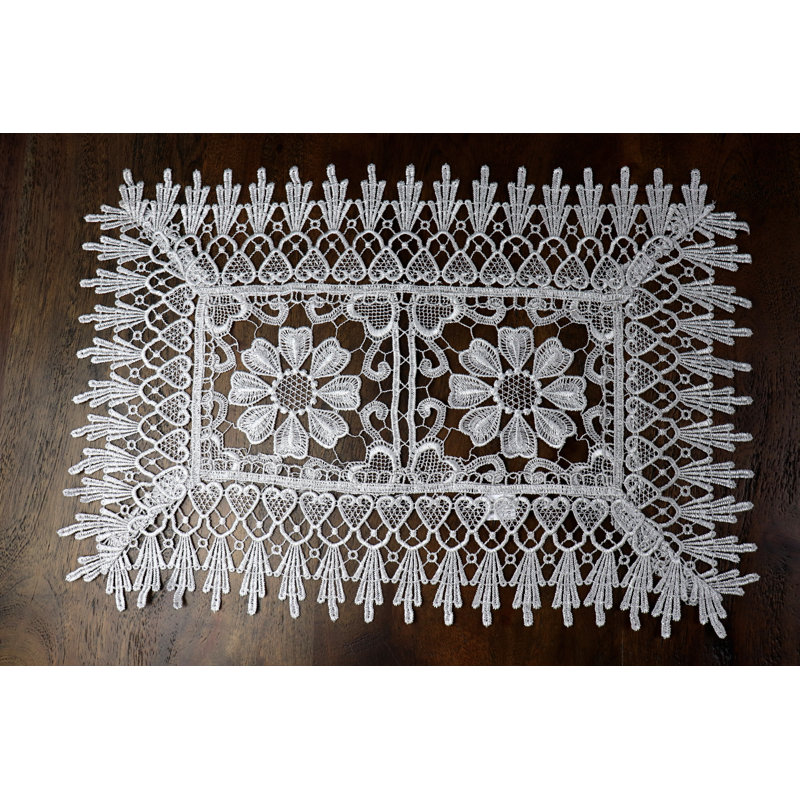 Polyester Floral Rectangle Placemat