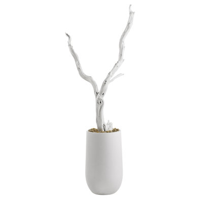 90'' Faux Ghostwood Tree in Planter