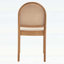 Ensemble de 2 chaises d'appoint en rotin, avec dossiers et pieds en bois-335358257-335358262