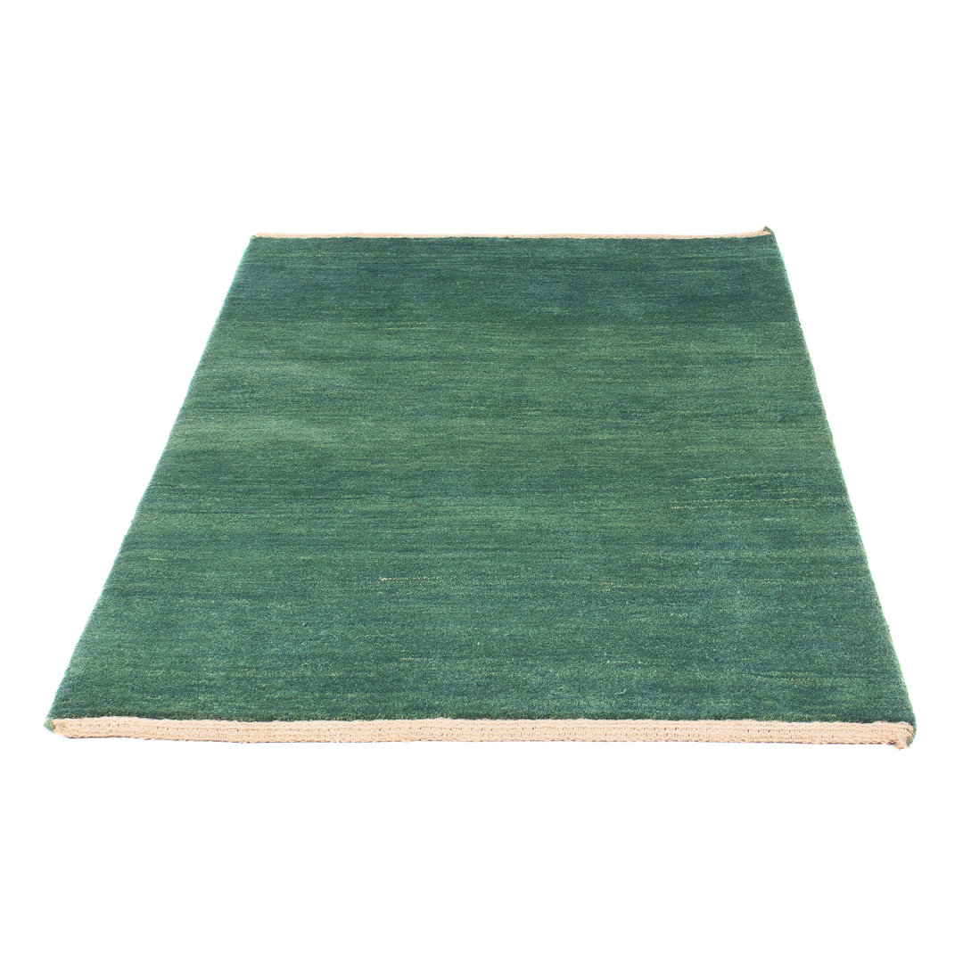 Naturals Solid Colour Hand Crafted Hand Hooked Rectangular 95 X 146cm Green Area Rug