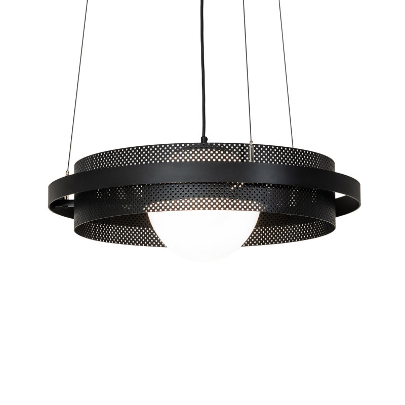 Luminaire suspendu unique à 1 lumière solaire solaire Bola
