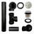 1-1/2" x 12" Sch. 40 ABS-Toe Bathtub Leg Drain with Two-Hole Overflow-37144975