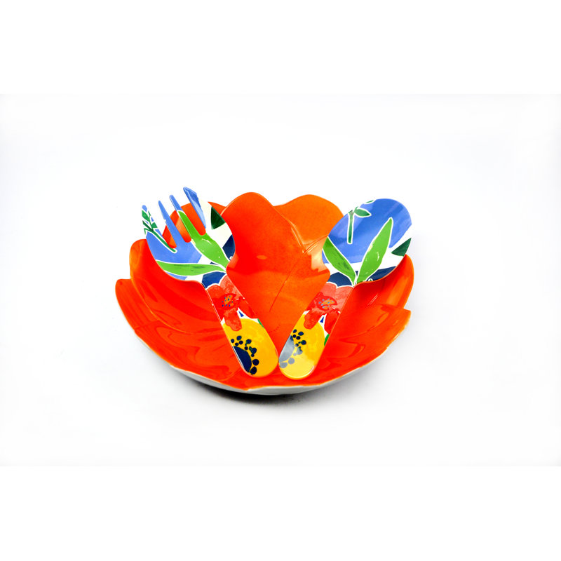 Marlow Home Co. Palmilla Melamine Salad Bowl