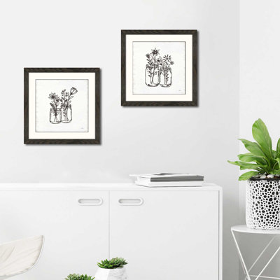 Janelle Penner "Our Nest III" Print Under Glass
