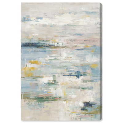 Shallow Waters III Canvas Print Bathroom Wall Decor by Art Remedy, Gallery Wrapped, 24 x 36