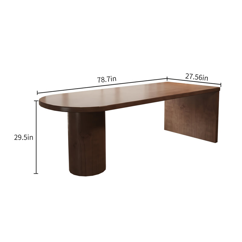 Bureau simple Simple, H 29,5 po x l 78,7 po x P 27,56 po