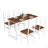 Wood Kitchen Table Chairs Set