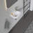 Duravit D-Code White Ceramic U-Shaped Bathroom Sink-849831434
