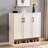 Beige Aluminium  Shoe Storage