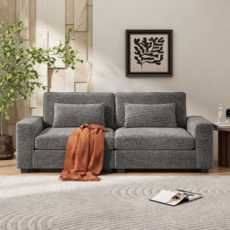 Loveseat Sofa, Gray