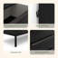 Commode en tissu - Structure en bois massif, 6 tiroirs spacieux anti-affaissement avec poignées en métal élégantes - Solution de rangement de qualité supérieure et durable pour votre maison (noir)