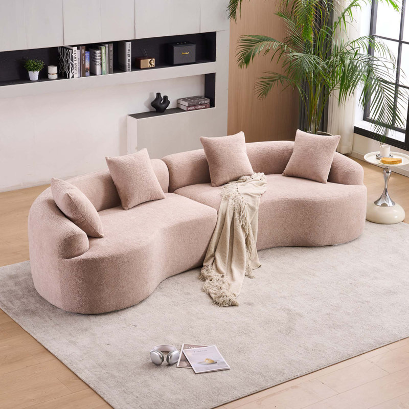 Canapé Curve, Rose