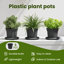 Round Flower Pot 6 Pcs Plastic-701502281-701502284