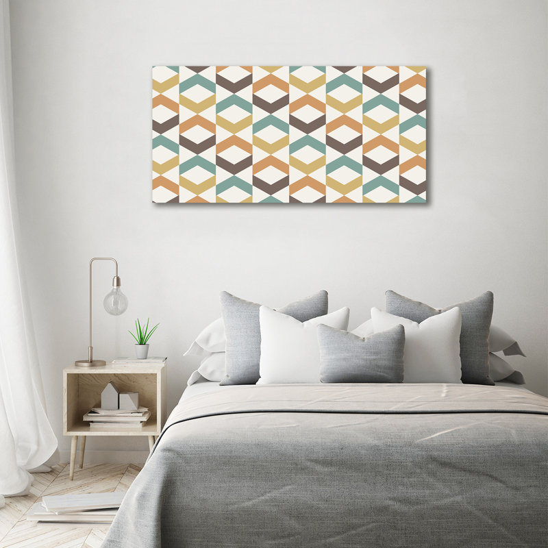 Retro Background - Wrapped Canvas Print