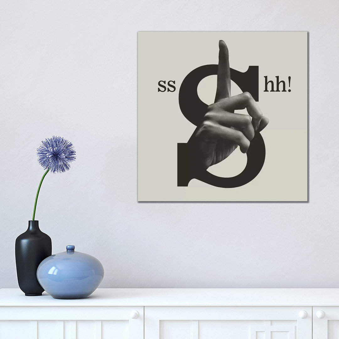 Shh by Ali Gulec - Wrapped Canvas Gallery-Wrapped Canvas Giclée