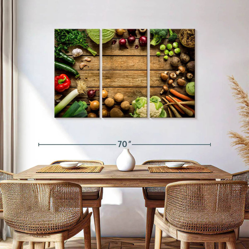 Yarlin Vegetable Feast, 36" H x 57" W